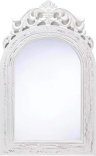 Vista 2 de Espejo de pared de madera con arqueado, estilo Shabby Chic, 20