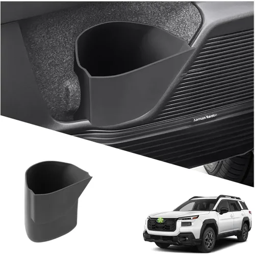 Vista 10 de Ruiya Bote de basura para puerta para Tesla Model 3 2023-2025, resistente al agua, de elastómero termoplástico, cubo de basura portátil integrado
