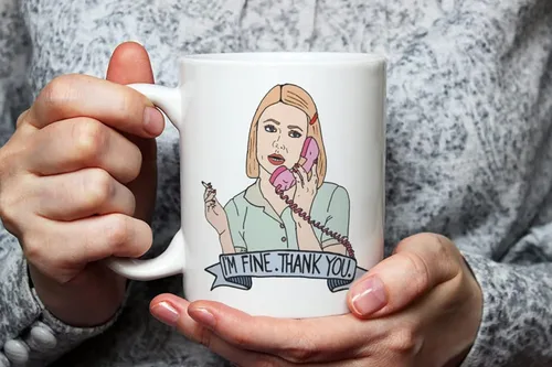 Vista 3 de Fonhark - Taza Margot Tenenbaum (The Royal Tebenbaums, Bill Murray, Rushmore, The Darjeeling Limited, The Life Aquatic with Steve Zissou), taza