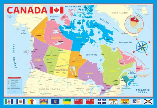 Vista 2 de Mapa de Canadá