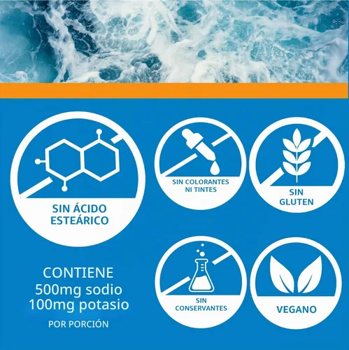 Vista 5 de NormaLyte Cápsulas de electrolitos, 100 unidades, pastillas de sal de hidratación Clinically studied formula, Unflavored, Hydration support, 500mg
