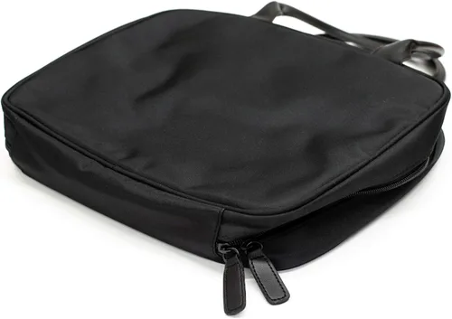 Vista 4 de Cubierta para biblia estilo bolso de mano, color negro, extra, extra grande