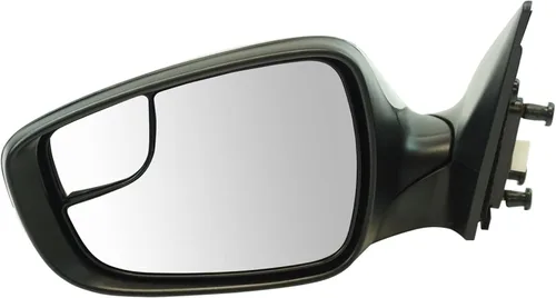 Vista 36 de TRQ Espejo plegable con calefacción eléctrica del lado del conductor con indicador de punto ciego pintura a juego negro liso compatible con Kia