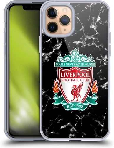 Vista 111 de Oficial LIVERPOOL Football Club 2017/18 Mármol Soft Gel Case para iPhone de Apple 7 Plus/8 PLUS Escudo negro.