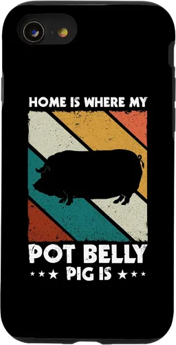 Vista 13 de iPhone 15 Pot Belly Pig Lover Suministros de alimentos Pot Belly Pig Mom Case