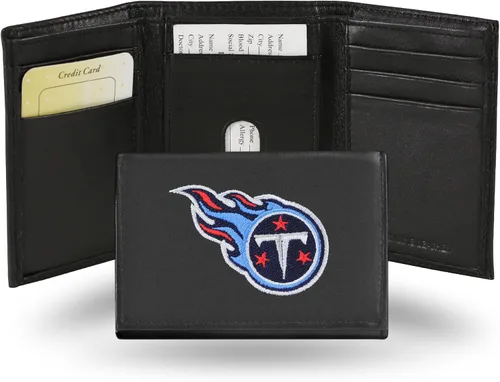 Vista 30 de Rico Industries NFL Football Embroidered Tri-fold Wallet