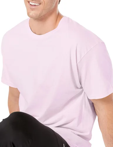 Vista 4 de Hanes ComfortSoft - Camiseta de manga corta para hombre (paquete de 4)