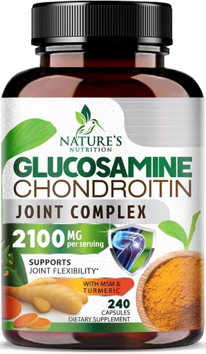 Vista 10 de Glucosamina Condroitina MSM 2100mg - Suplemento de apoyo articular de 3 veces fuerza para movilidad articular y comodidad para hombres y mujeres