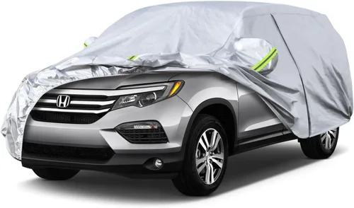 Vista 79 de KouKou Funda impermeable para automóvil SUV adecuada para BMW X1 de 2009 a 2025, 7 capas a prueba de viento para todo tipo de clima, cubierta