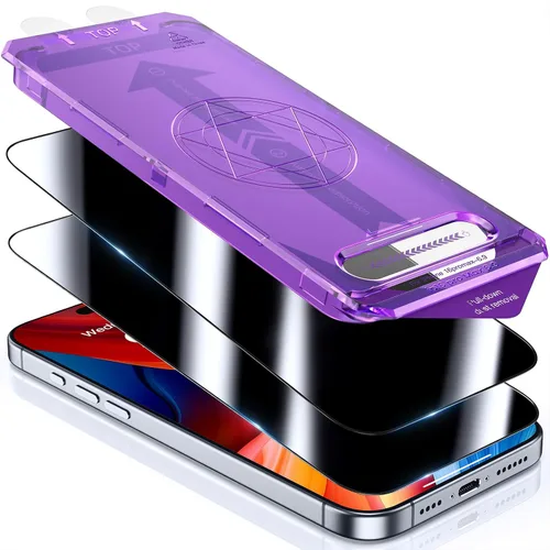 Vista 13 de UniqueMe Protector de pantalla de privacidad para iPhone 12/iPhone 12 Pro