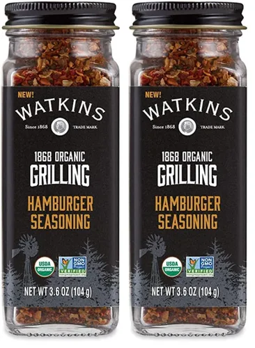 Vista 8 de Watkins 1868 Condimento orgánico para hamburguesas a la parrilla, 3.6 onzas (paquete de 3)