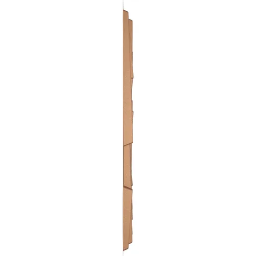 Vista 3 de Ekena Millwork 19 5/8 pulgadas de ancho x 19 5/8 pulgadas de alto, ladrillo escalonado EnduraWall decorativo 3D, cobre envejecido