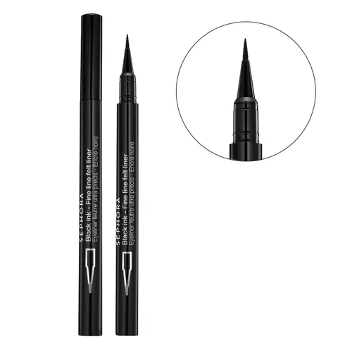 Vista 2 de SEPHORA Colección Classic Line Forro de fieltro, resistente al agua 12 horas, tinta negra