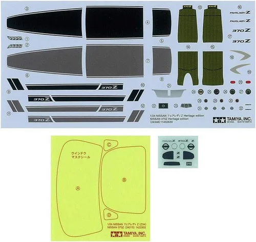 Vista 6 de Tamiya 24348 Nissan Fairlady Z Heritage Edition Kit escala 1/24