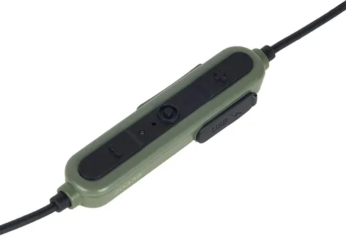 Vista 7 de ISOtunes Sport Advance BT Shooting Earbuds: protección auditiva táctica Bluetooth (verde OD)