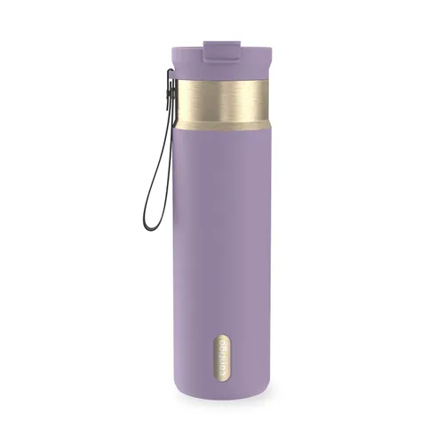 Vista 10 de Contigo DualSip - Botella de agua de acero inoxidable con aislamiento al Abismo Bronce