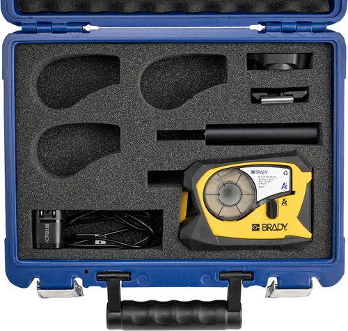 Vista 2 de Brady M211 - Estuche rígido para impresora portátil (M211-HC), color azul