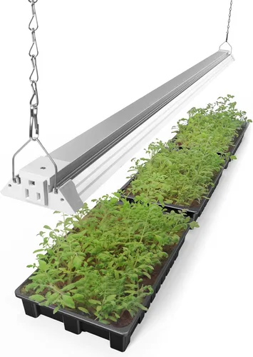 Vista 11 de Barrina TX-S60 Luz de crecimiento de 4 pies para plantas de interior, 240W (4 x 60W, equivalente a 1680W), alto PPFD, espectro completo con LEDs