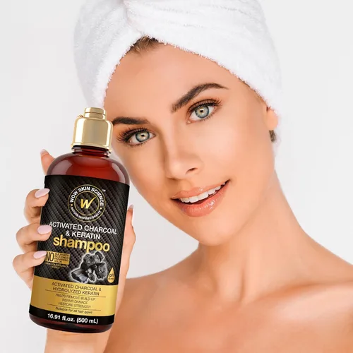 Vista 7 de WOW Skin Science Champú de carbón activado y queratina 16.9 oz