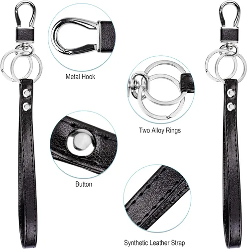 Vista 4 de Llavero para mujer - Llavero con anillos de metal de aleación desmontable