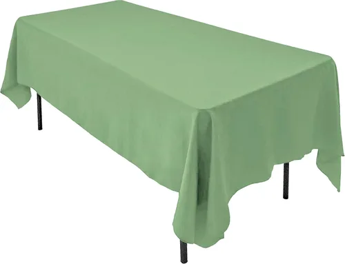 Vista 26 de AK TRADING CO. Mantel rectangular de poliéster de 60 x 102 pulgadas, fabricado en Estados Unidos, resistente a las arrugas, ignífugo, duradero