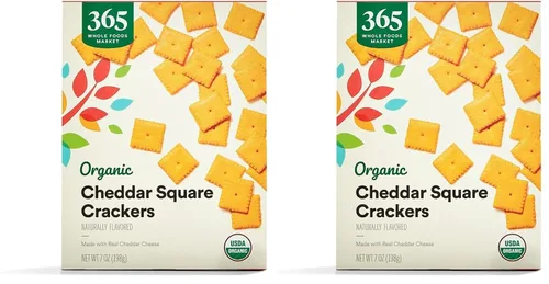 Vista 5 de 365 por Whole Foods Market, Cuadrados de Queso Cheddar Orgánico, 7 onzas (198 g)