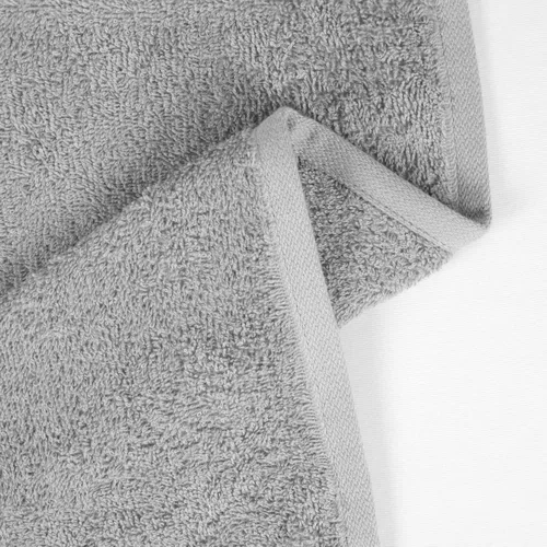 Vista 3 de Amazon Basics - Toallas de mano de algodón suaves y gruesas, 16" x 26", gris, paquete de 12