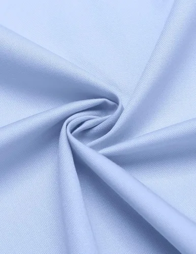 Vista 4 de HOTOUCH Camisa básica de manga 34 con botones para mujer, ajustada, de algodón