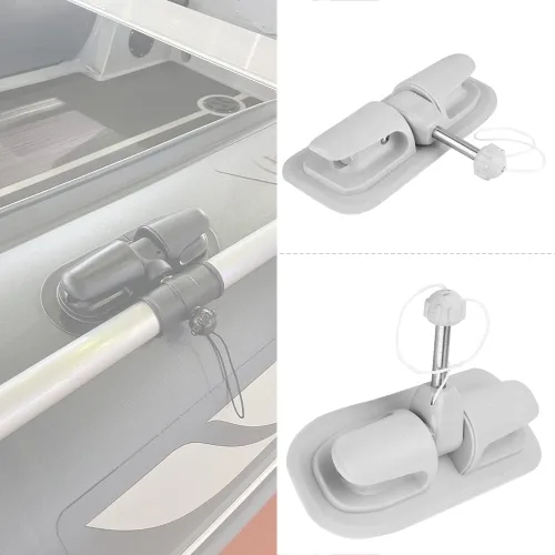 Vista 4 de Paquete de 2 soportes giratorios universales para remo para kayak