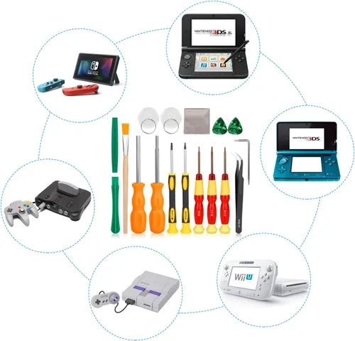 Vista 2 de Destornillador Triwing para Nintendo de Keten kit de herramientas de reparación profesional destornillador triwing para Nintendo New 3DS y Nintendo