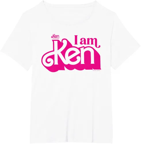 Vista 39 de Camisetas y camisetas de Barbie The Movie I Am Ken para hombres y mujeres Negro