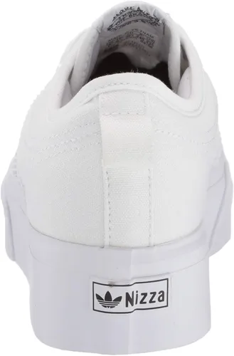 Vista 3 de adidas Originals Nizza - Tenis de plataforma para mujer, Blanco