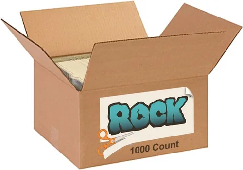 Vista 5 de Rock Papel adhesivo extraíble para tijeras, 8.5 x 11 pulgadas, 25