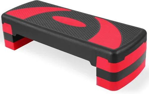 Vista 15 de BalanceFrom 31-inch Aerobic Step Platform Trainer with 3 Adjustable Risers Negro