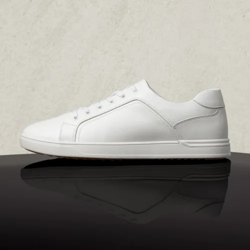 Vista 5 de Bruno Marc - Zapatillas de patinaje para hombre, estilo casual Blanco