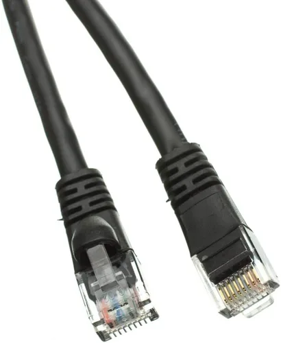 Vista 15 de CableWholesale Cable Ethernet Cat6, 24AWG, conector de placa dorada RJ45, 4 pares de cobre trenzado, par trenzado sin blindaje (UTP), cable de Blanco