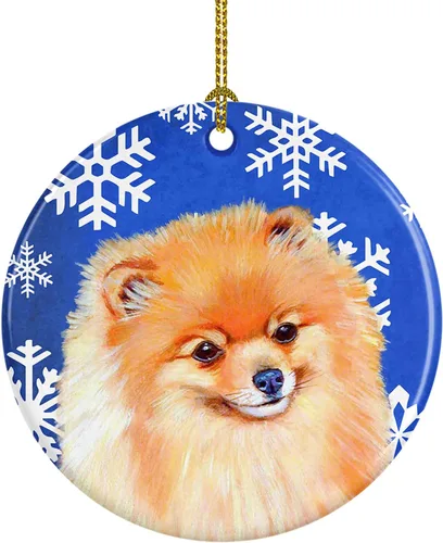 Vista 260 de Caroline's Treasures Cavalier Spaniel - Adorno de cerámica para colgar en el árbol de Navidad, para el hogar, Navidad, fiestas, regalo, 3 pulgadas