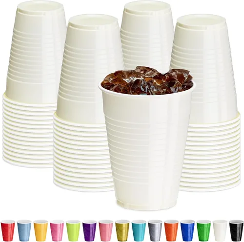 Vista 20 de DecorRack - Vasos desechables y reutilizables de 12 onzas para fiestas de cumpleaños, despedidas de soltera, campamentos, eventos en interiores y al