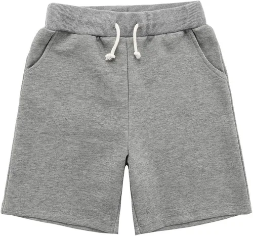 Vista 5 de UNCOO - Paquete de 2 pantalones cortos deportivos de tela deportiva saludable para niños (edad 3-12 años)