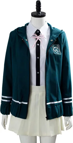 Vista 7 de Super Chiaki Nanami - Disfraz de cosplay de escuela secundaria, vestido de uniforme
