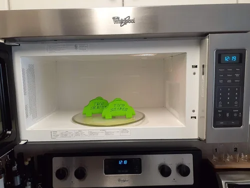Vista 4 de Moldeadores de tacos perfectos para microondas (2) Pack