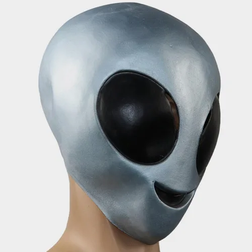 Vista 4 de Disfraz de cabeza de alienígena para fiesta de disfraces de Halloween