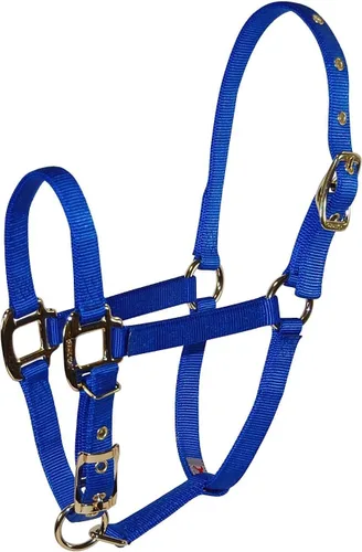 Vista 7 de Hamilton Deluxe - Caballo ajustable, 100-200 libras, color negro Premium Quality 3/4" Triple Ply Nylon, Foal/Mini Horse, Adjustable Chin Strap
