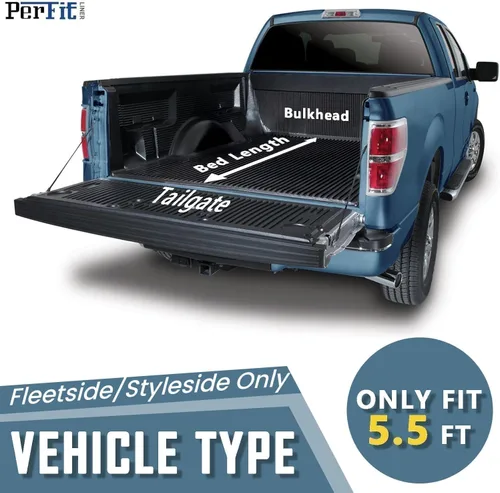 Vista 2 de Perfit Liner Cubierta tonneau plegable rígida de bajo perfil para Ford F-150 2015-2026 (Incl.F-150 Lightning) caja de 5.5 pies Fibra de vidrio