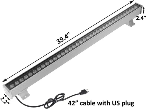 Vista 2 de JSN&PC Arandela de pared LED de 36 W IP65 impermeable para exteriores para tableros publicitarios, cartelera, iluminación comercial de edificios