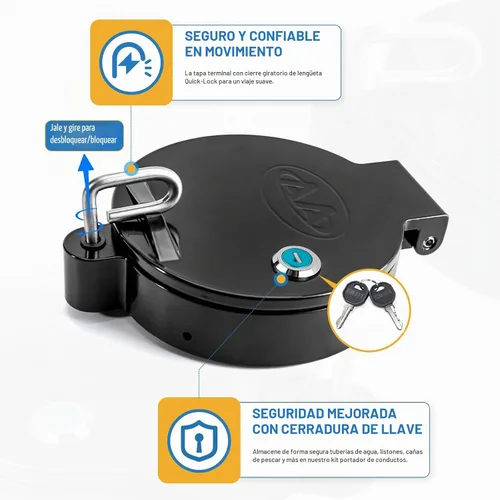 Vista 3 de AA Products - Kit universal de transporte de conductos para tubería de PVC de 4 pulgadas, no requiere perforación, negro