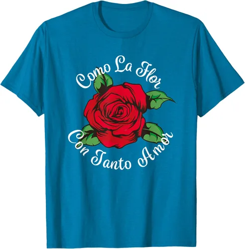 Vista 9 de Como La Flor - Bailar Cumbia - Mexican Rose Fiesta Regalo Camiseta Negro
