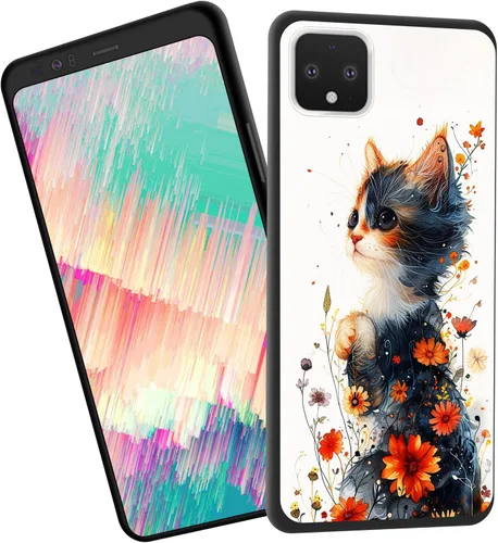Vista 67 de for Google Pixel 4 XL Case,Slim Shockproof TPU Soft Rubber Silicone Cover Phone Case for Google Pixel 4 XL,Blue Skull Headphone