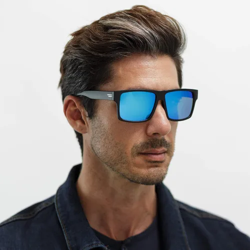 Vista 2 de TOROE Classic RANGE TR90 - Gafas de sol polarizadas irrompibles con lentes AR de policarbonato recubierto hidrofóbico