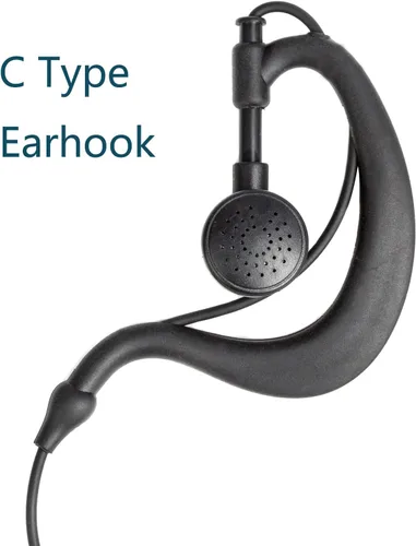 Vista 4 de Auricular Walkie Talkie con micrófono de un solo cable auricular de radio bidireccional para Baofeng UV-5R BF-888S Arcshell Retevis H-777 RT21 RT22